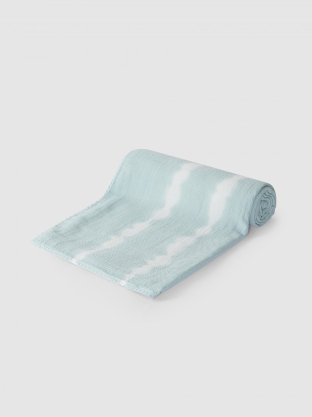 Tie-dyed swaddle with bag Tie-dyed swaddle with bag