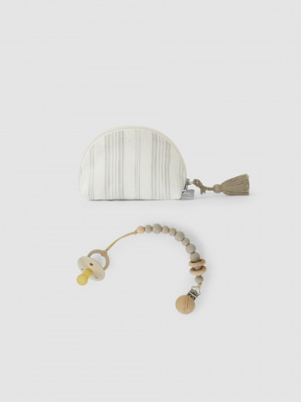 Kit pochette et clip pour ttine
