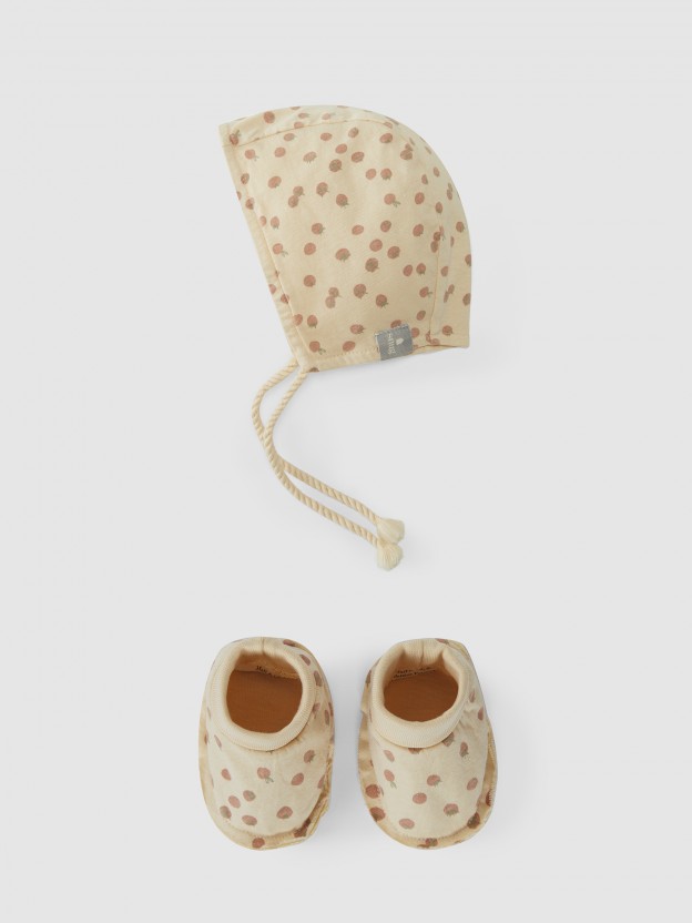 Kit charlotte et petites chaussures tomates