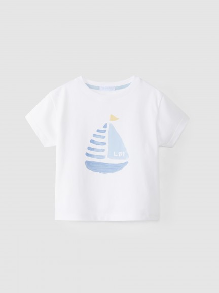 T-shirt bateau