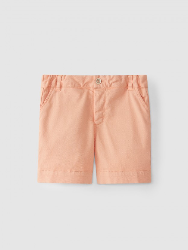 Pantalón corto de lona de algodón Pantalón corto de lona de algodón