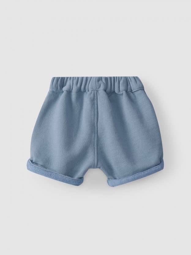 Cales em malha de algodo pull-up