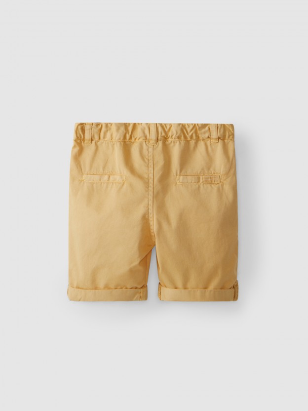 Pantalones cortos de sarga