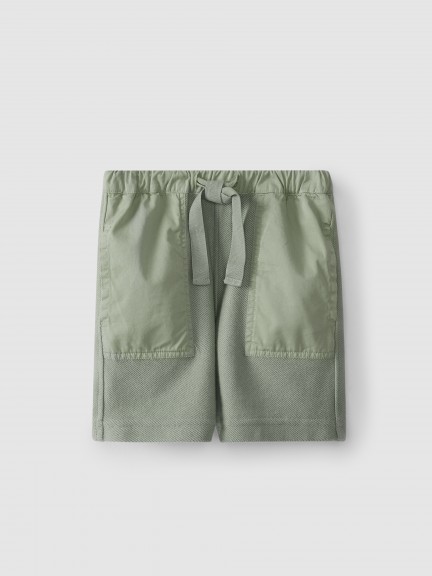 Pantalones cortos de algodón pull-up