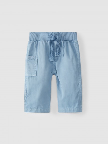 Pantaln de sarga pull-up