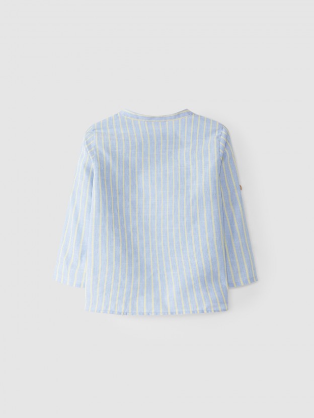 Soft cotton patterned shirt