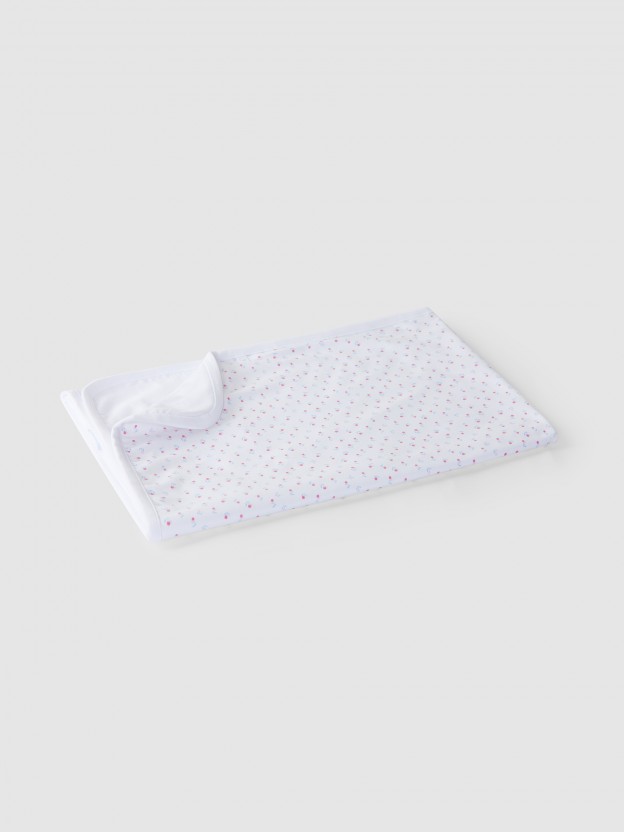 Patterned cotton baby wrap