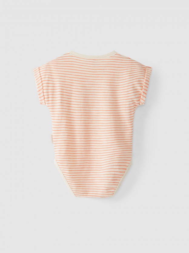 Body de algodo estampado