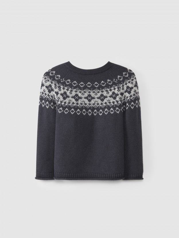 Two-in-one cardigan/sweater