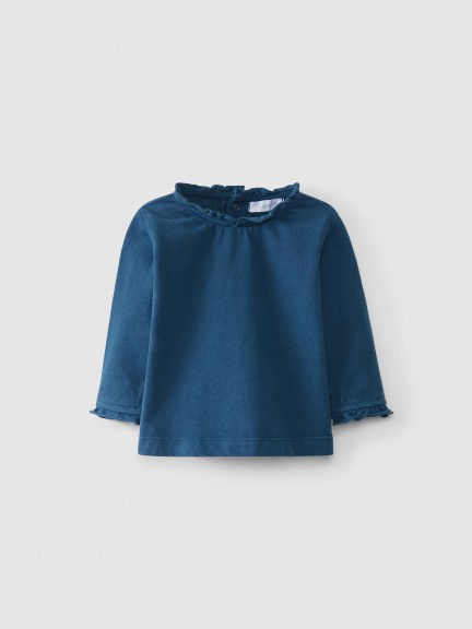 Longsleeve with ruffle details