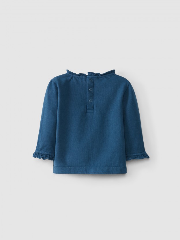 Longsleeve with ruffle details