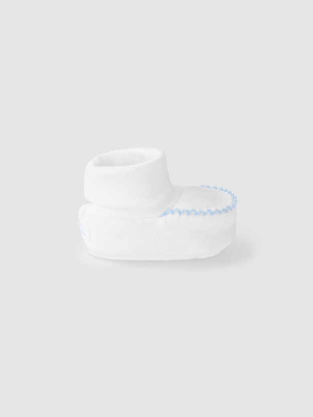 Carapins malha de algodo antibacteriana