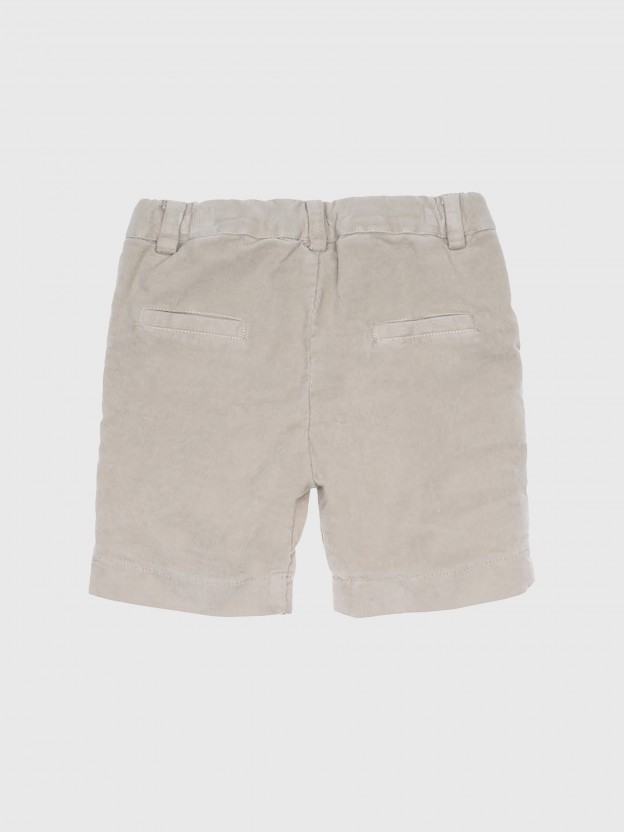 Micro corduroy shorts