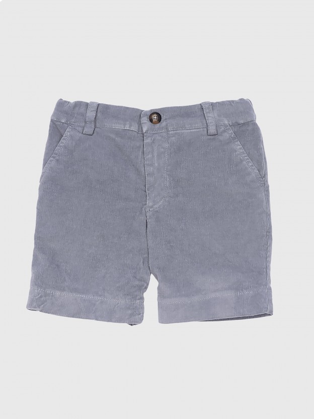 Micro corduroy shorts