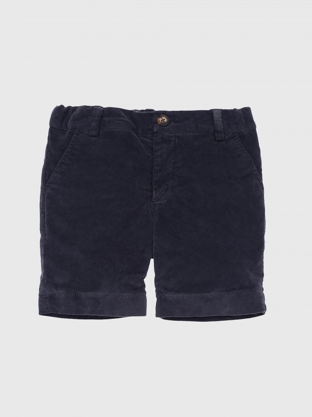 Micro corduroy shorts