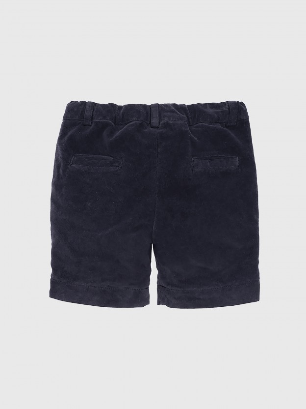 Micro corduroy shorts