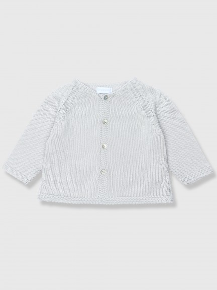 Knitted cotton jacket