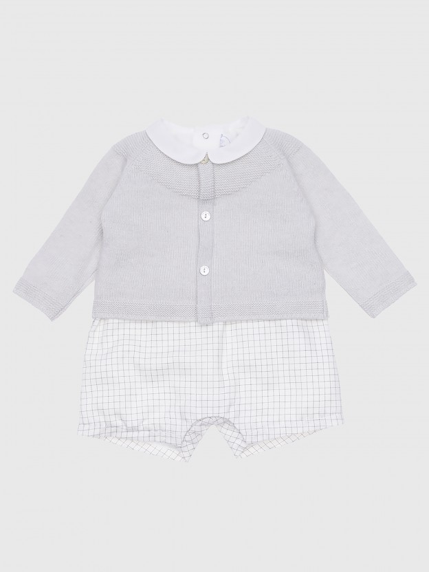 Ensemble de petit ensemble et pull tricot