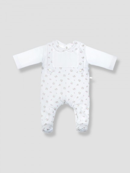 Two-in-one printed babygrow