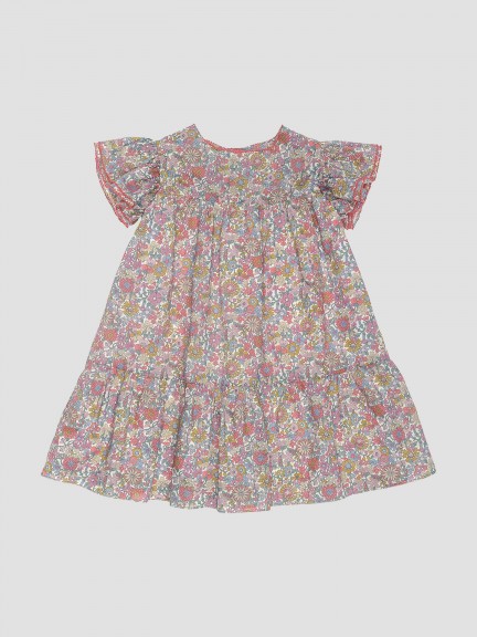 Liberty fabric flowered dress