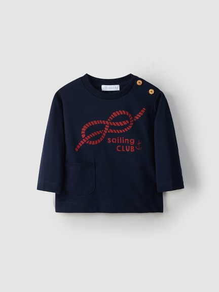 Camiseta de manga larga "Sailing Club"