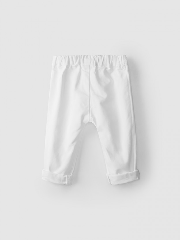 Pantalones de lona con cordn