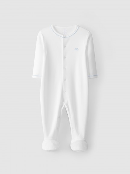 Cotton babygrow front opening