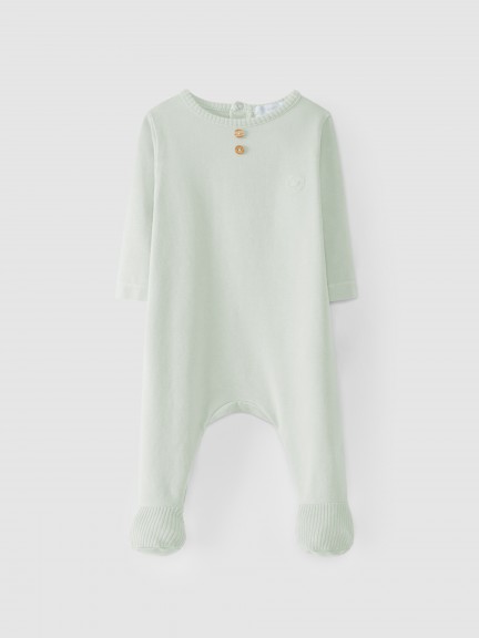 Babygrow  col rond coton biologique