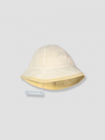 Reversible linen hat