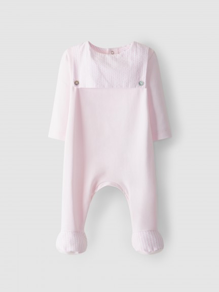 Babygrow rayures seersucker  col rond