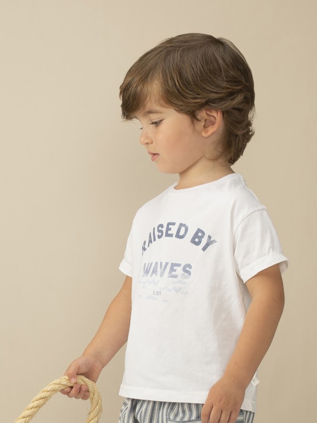 "Raised by waves" T-shirt