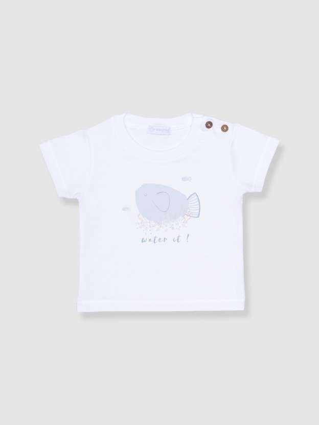 T-shirt grand poisson