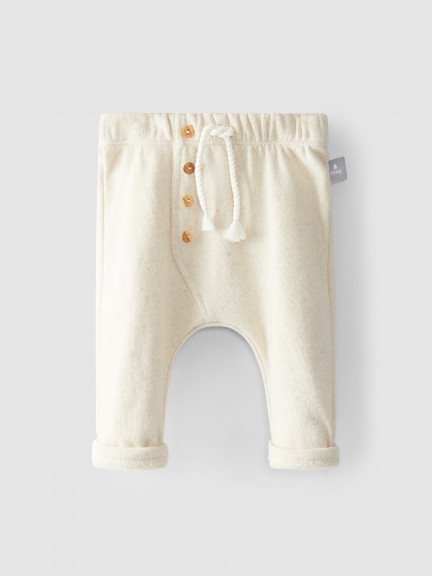 Pantalon pull-up en peluche