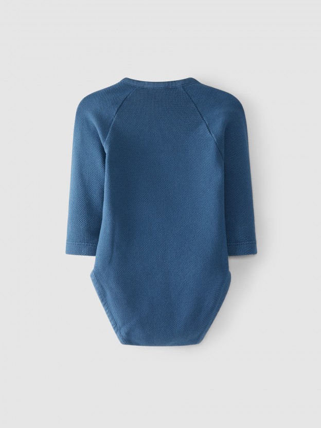 Organic cotton crossed bodyvest Organic cotton crossed bodyvest