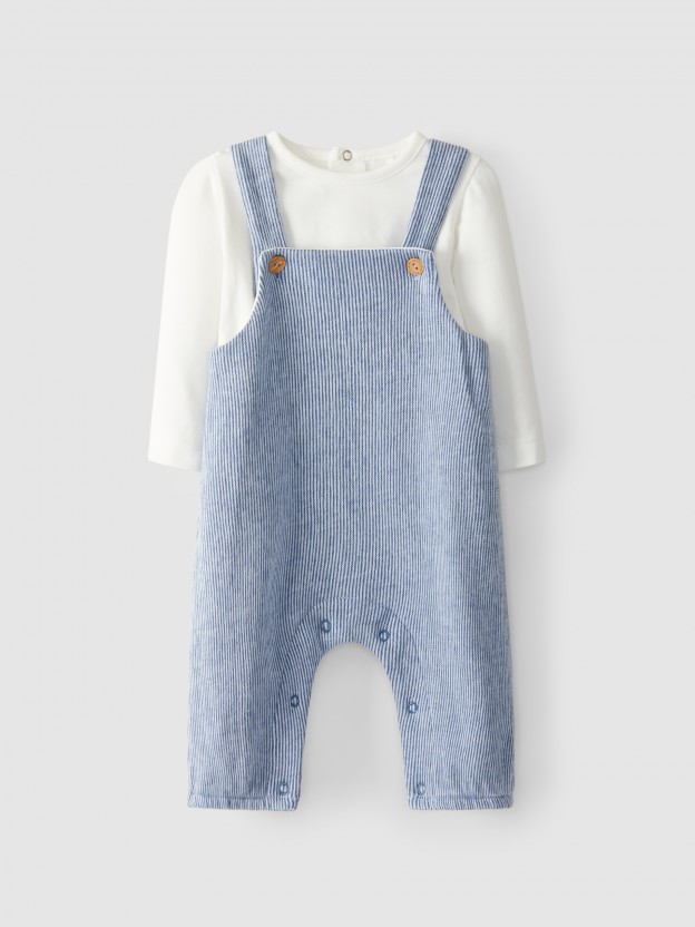 Two-in-one dungarees