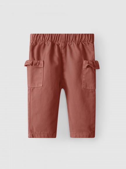 Pantalon pull-up avec poches sur les cts