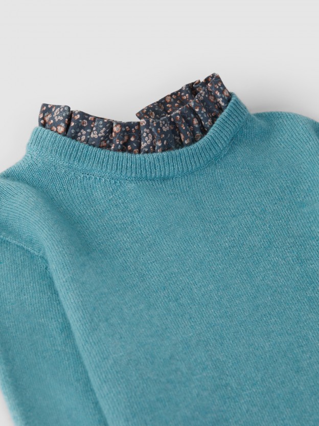 Two-in-one knitted jumper
