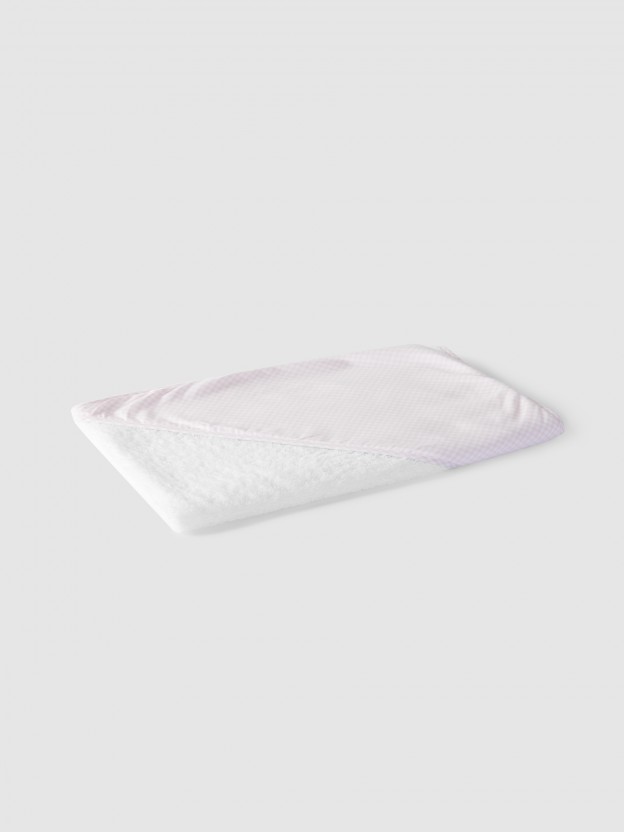 Vichy plaid bath towel