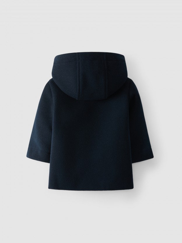 Overcoat with hood