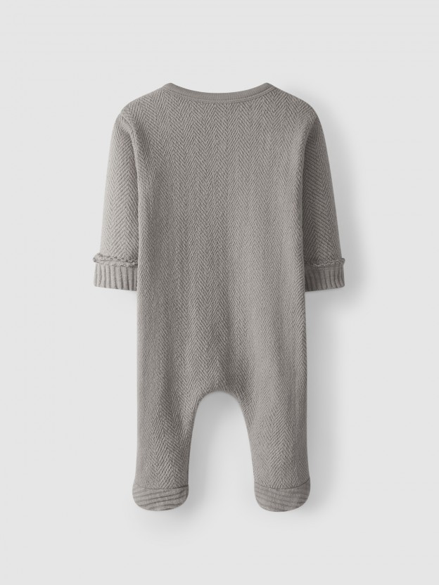 Organic cotton "The cutest" babygrow Organic cotton "The cutest" babygrow
