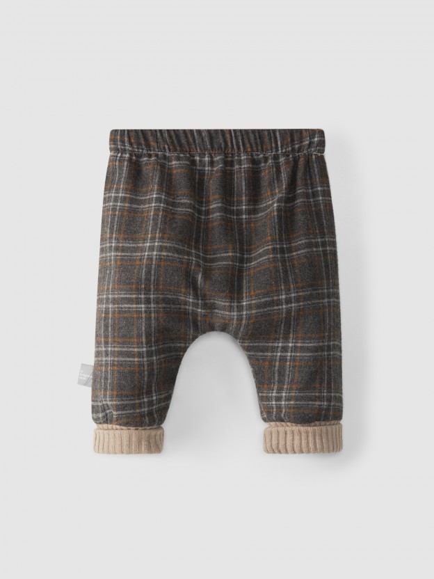 Pantalon pull-up en coton