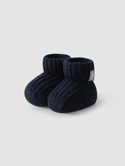 Knitted booties