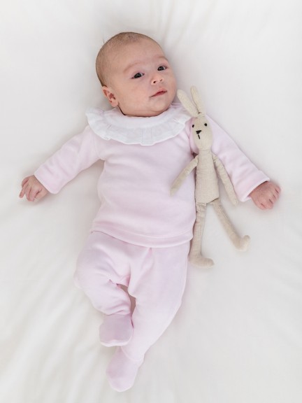 Two-piece ruffle embroidered star set