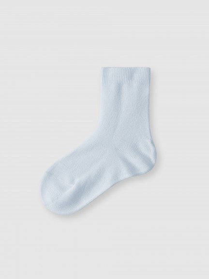 Plain stitch basic short socks Cóndor