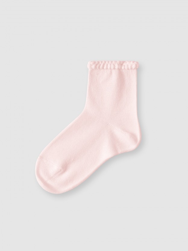 Mini meias com detalhe Cndor