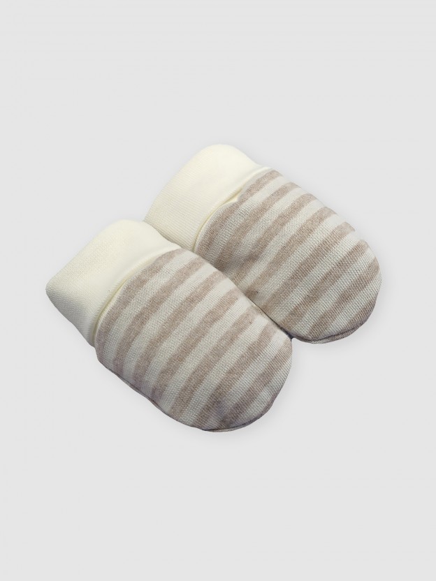Organic cotton mittens