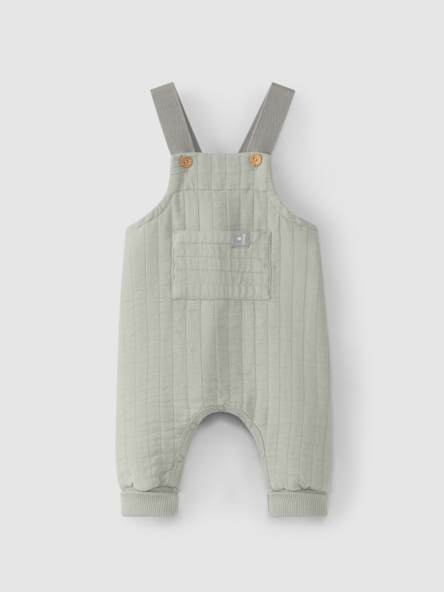 Dungarees with pocket