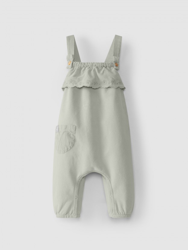 Dungarees English embroidery