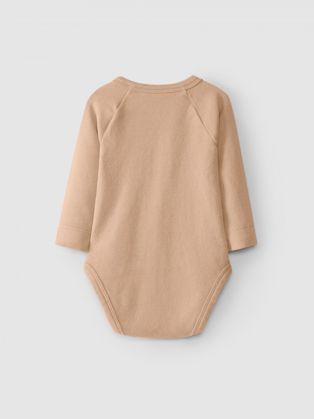 Plain crossover bodysuit