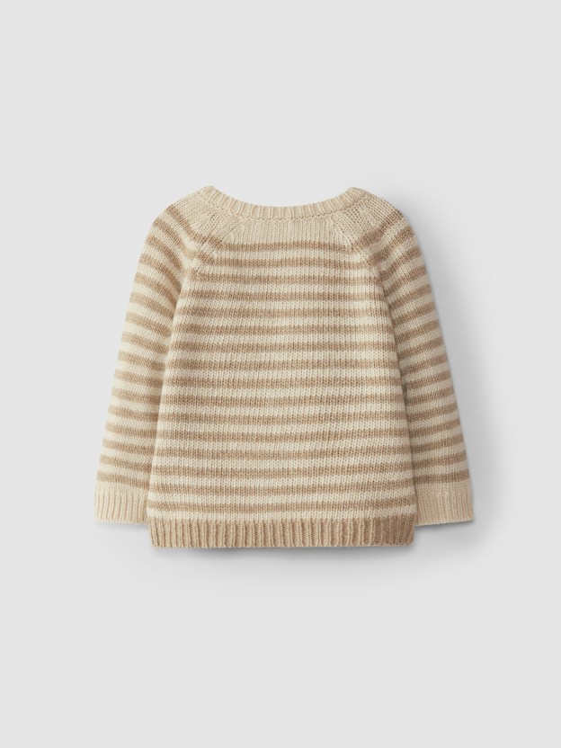 Pull tricot  rayures